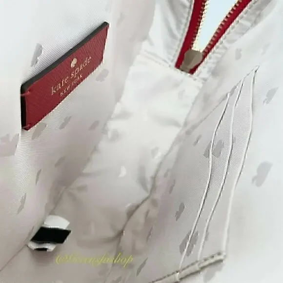 NWT Kate Spade Love Shack Heart Crossbody Purse Leather Candied Cherry Red - Picture 10 of 12